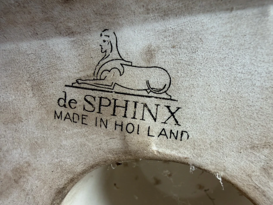 1920s Ceramic Sculpture of a Sphinx by Charles Vos for De Spinx Maastricht